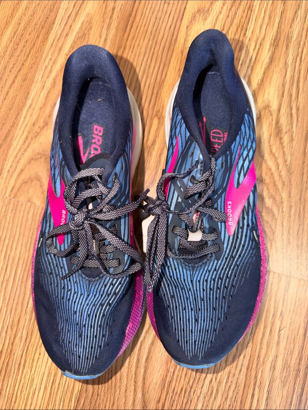 Brooks Women's Navy & Hot Pink Running Shoes